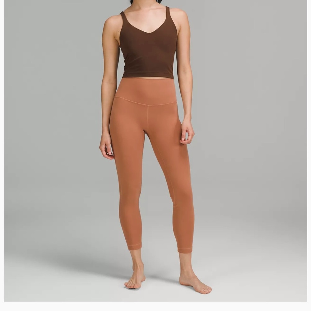 Lululemon Align High Rise Leggings 25” Size 4 Dusty Clay NWT